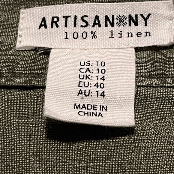 Artisan NY Linen Sz 10 - Picture 5 of 5